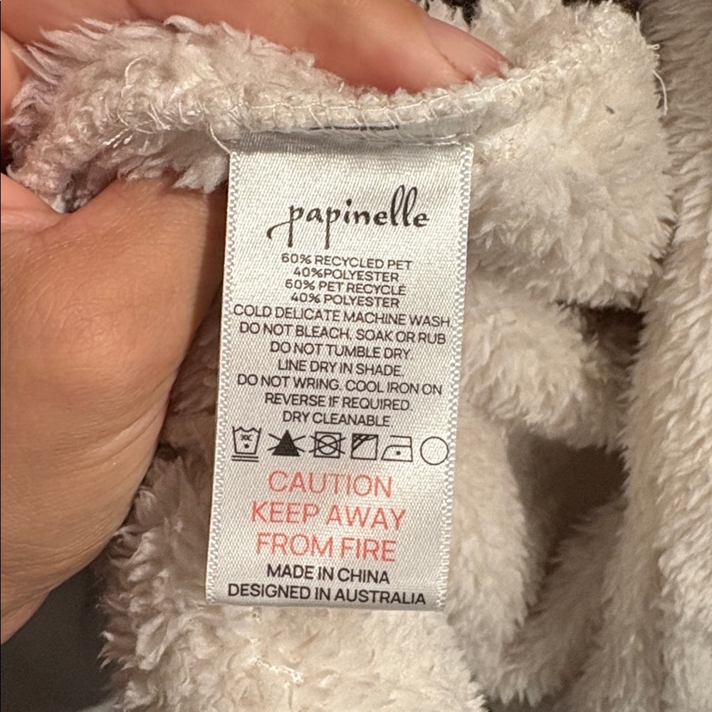 Papinelle Cosy Plush Mid-Length Robe - Picture 9 of 12